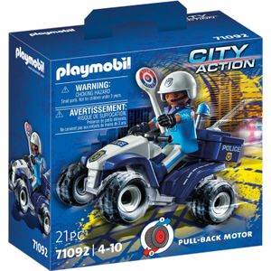 PLAYMOBIL City Action Polizei- Speed Quad  71092