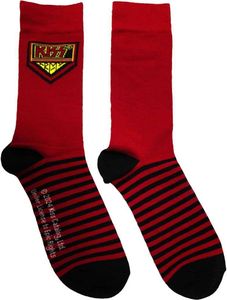 Kiss - "Army" ponožky pre mužov/dámy unisex RO11908 (39,5 EU - 45,5 EU) (červená)