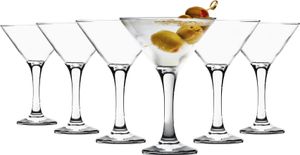 6x číre 175ml poháre na Martini Misket - bezpečné umývanie v umývačke riadu Klasická darčeková súprava pohárov na kokteil Champagne Espresso - od lav - od lav