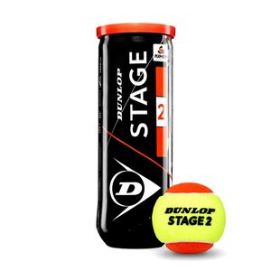 Dunlop Tennisbälle Stage 2  gelb/orange -