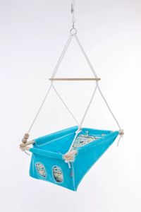 Babyschaukel Baby Boho "Boat" I Schaukel Indoor Kinderschaukel Holz
