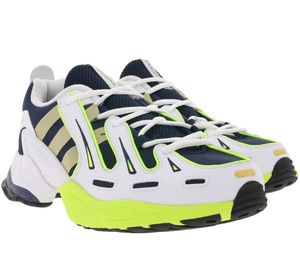 adidas Originals Equipment Gazelle Sneaker modischer Herren Sport-Schuhe im 90s Style Weiß/Grün, Größe:41 1/3