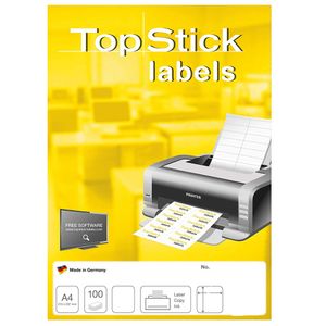 TOP STICK Universal Etiketten 200 x 297 mm weiß 100 Etiketten