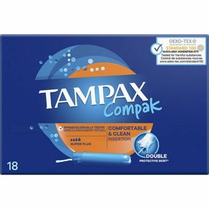 Tampax Tampax Compak Tampón Super Plus 18 U