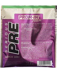 Prom-In Serious PRE 24,4 g Zitrone-Minze / Pre-Workout Proben / Komplexes Pre-Workout mit einem hohen Gehalt an aktiven Inhaltsstoffen