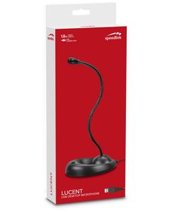 Speedlink Lucent Flexible Mikrofon Schwarz  Schwarz One Size