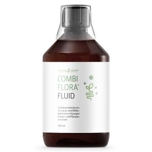 Combi Flora Fluid - 500 ml - Flüssige Bakterienkulturen für Ihren Darm - 100% natürliche Inhaltsstoffe - Mit Lactobacillus und Bifido Bakterien