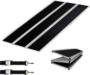 DREIBREIT by TRUTZHOLM 3-fach Auffahrrampe klappbar 175cm Tragkraft 1020kg Alu grau schwarz beschichtet Verladerampe Rampe