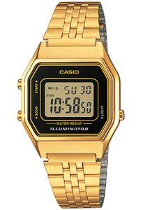 Casio Retro Collection LA680WEGA-1DF Damenuhr Chronograph