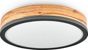 Vacil »Vacil« Deckenlampe, Metall/MDF/Kunststoff, Anthrazit/Holzoptik