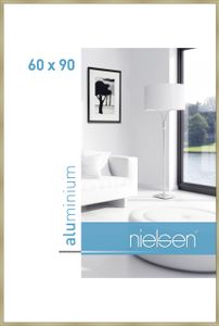 Nielsen Aluminium Bilderrahmen Classic, 60x90 cm, Gold Matt