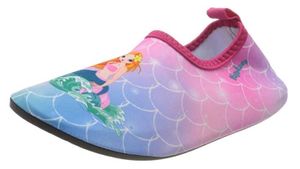 Playshoes - Uv-Barfuß-Schuh für Mädchen - Meerjungfrau - Rosa/Meerjungfrau