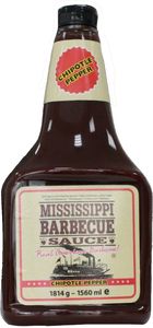 Mississippi Barbecue omáčka Chipotle Pepper angenehm scharf 1560g