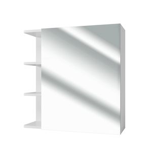 Livinity® Bad Spiegelschrank Fynn, 62 x 64 cm, Weiß
