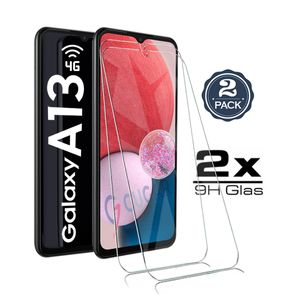 2X Samsung Galaxy A13 4G - Panzerglas Glasfolie Display Schutz Folie Glas Full Screen 9H Hart Echt Glas Displayschutzfolie 2 Stück