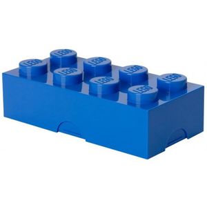 Lego - Brotdose, Ziegelstein AG133 (6 cm x 20 cm x 10 cm) (Blau)