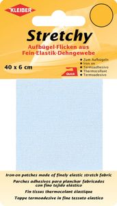 KLEIBER Stretchy-Bügel-Flicken 400 x 60 mm hellblau