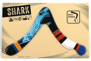 Boomerang SHARK 40 gr - Zweiflügler Bumerang für Rechtshänder