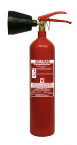 HEIMLICH® 2kg CO2 Kohlendioxid Feuerlöscher K 2 H-5