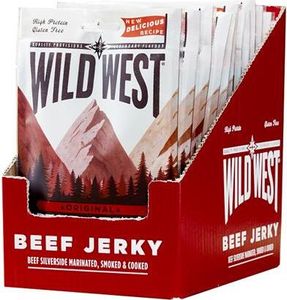 12x Wild West Original Beef Jerky Trockenfleisch Rind 70g