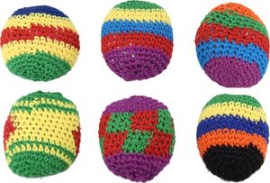 Vankúš na nohy 6 cm háčkovaný textil