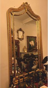 Casa Padrino Barock Spiegel Gold H. 200 cm - Prunkvolle Barock Möbel