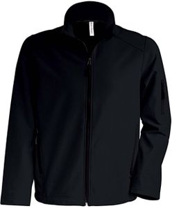 Kariban Uni Softshellová bunda Dětská třívrstvá softshellová bunda K402 Black 10-12