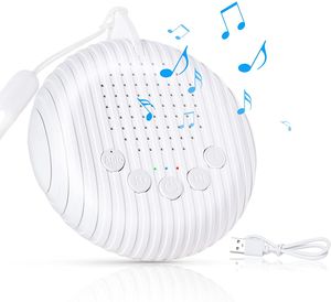 White Noise Machine, Einschlafhilfe Baby mit 10 Beruhigende Klängen und Schlaf-Timer, Sleep Sound Machine Zum Schlafen Und Entspannen Für Baby Erwachsene, USB Wiederaufladbare