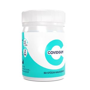 COVIDGUM Antiviraler Kaugummi mit natürlichen Inhaltsstoffen 30 Stck.
