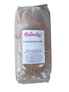 Paleolit Leinsamenmehl 1 kg teilentölt Leinmehl / glutenfrei / vegan  /Mehlersatz  / proteinreich