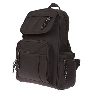 Großer eleganter Damen Rucksack Tasche Bag Handgepäck sportlich wasserdicht schwarz