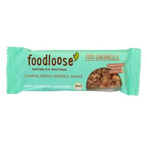 foodloose Nussriegel Coco Caramella glutenfrei laktosefrei - Bio - 35g