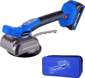 18V Elektrische Fliesenmaschine, 10000rpm Fliesenvibrator Fliesenleger Fliesenmaschine mit 5 Geschwindigkeiten Automatische Fliesenwerkzeug