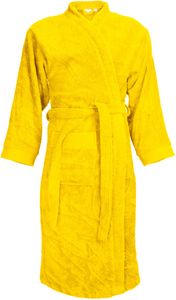 The One Uni Bademantel Bathrobe Gelb Yellow L/XL