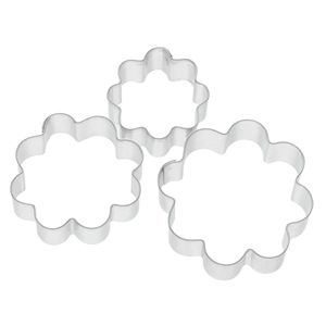 Original Kaiser Terrassen-Ausstechform-Set 3-teilig 8er Rosette