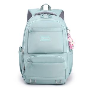 Školský batoh dámy, batoh cestovné školské tašky pre dospievajúce dievčatá ľahký denný batoh vodotesné Bookbag, modrá