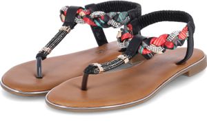 Laufsteg München Zehenstegsandalen Damen 31303633353939 Schwarz 36 EU