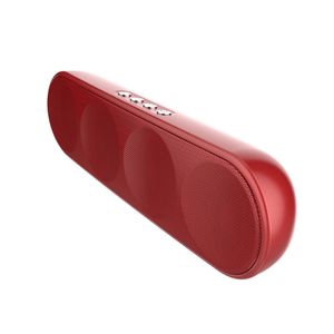 K1 Tragbarer Outdoor-Bluetooth-kompatibler 5.0 HiFi Stereo-Lautsprecher Musik Player-Rot
