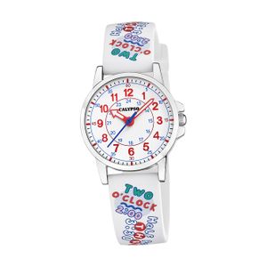 Calypso Kinderuhr PUR mehrfarbig weiß Calypso Junior Armbanduhr D2UK5824/1