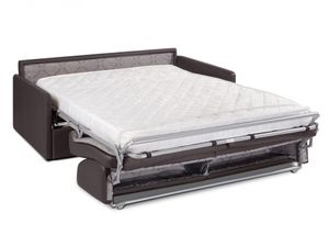 Schlafsofa 4-Sitzer - Liegefläche: 160 cm - Matratzenhöhe: 14 cm - Braun - CALIFE