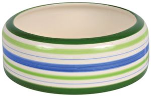 Trixie Keramiknapf für Kaninchen, 500 ml/ø 16 cm, grün/blau/creme