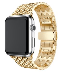 Strap-it Apple Watch Drache Gliederarmband (Gold) - Große: 38 - 40 - 41mm