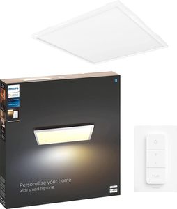 LED panel Philips HUE 3216231P6 Aurelle 46,5W 3550lm 2200-6500K 60x60cm bílý s dálkovým ovládáním kompatibilní se SMART HOME by hornbach