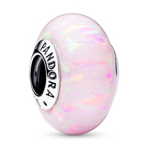 Pandora 791691C03 Bead-Charm Silber Pink Opalisierend