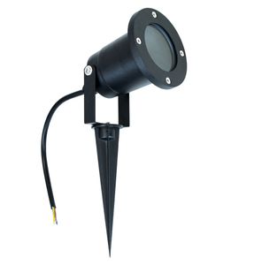 Lampa zewnętrzna Reflektor ogrodowy z kolcem HORTUS BLACK IP65 GU10 czarny EDO777112 EDO