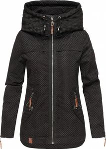 Navahoo Damen Jacke Frühling Herbst Übergangsjacke Print Parka Mantel Kapuze Wekoo Schwarz mit Print Gr: 36 - S Navahoo Damen Jacke Frühling Herbst Übergangsjacke Print Parka Mantel Kapuze Wekoo Schwarz mit Print Gr: 36 - S