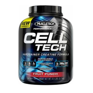 MuscleTech Cell Tech Performance Series Hardgainer Kreatin Formel, 2720g, Geschmack:Fruit Punch