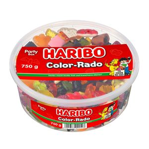 Haribo Color Rado Lakritzkonfekt Mischung in einer Party Box 750g