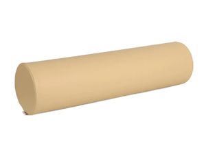 Habys Lagerungsrolle, Vollrolle, Nackenkissen, Lagerungskissen, Nackenrolle, Knierolle für Massage und Therapie, Fitnessrolle, 15x60cm, beige