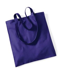 Westford Mill - Bag for Life - Long Handles - Purple - 38 x 42 cm